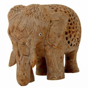 1 Stone Handicraft - Mother Elephant A