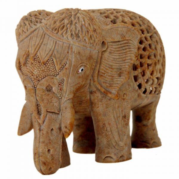 1 Stone Handicraft - Mother Elephant A