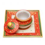 10. Marble Handicraft - Unique Dry Fruits Tray B