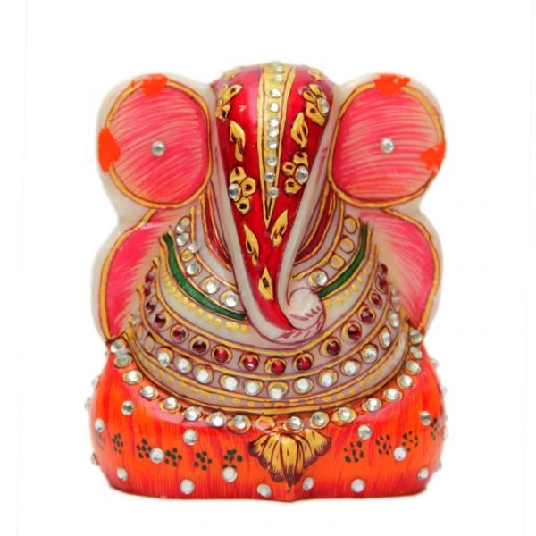 5. Marble Handicraft - Large Sized Carved Ganesh