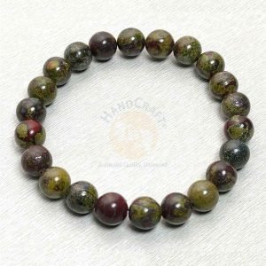 Natural Healing Stone Crystal Bracelet - African Blood Stone