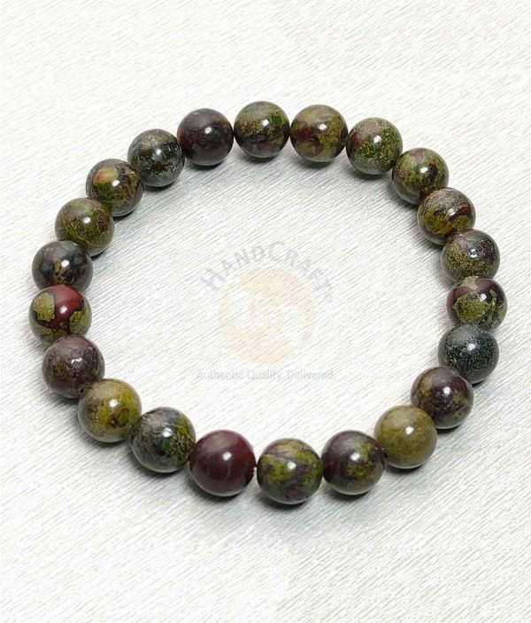 Natural Healing Stone Crystal Bracelet - African Blood Stone