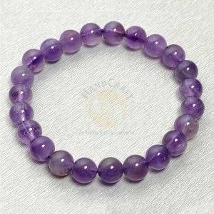 Natural Healing Stone Crystal Bracelet - Amethyst