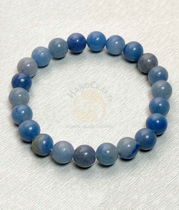 Natural Healing Stone Crystal Bracelet - Blue Aventurine Natural Healing Stone Crystal Bracelet - Blue Aventurine