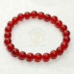 Natural Healing Stone Crystal Bracelet - Carnelian