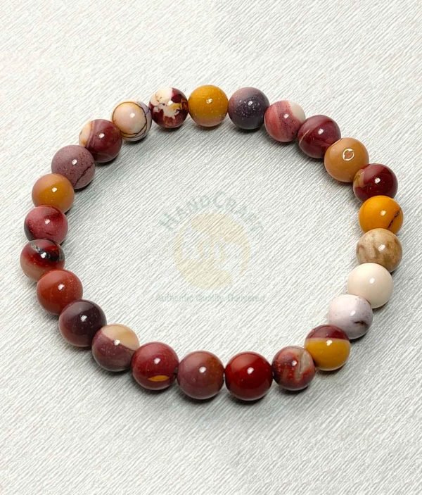 Natural Healing Stone Crystal Bracelet - Mookaite