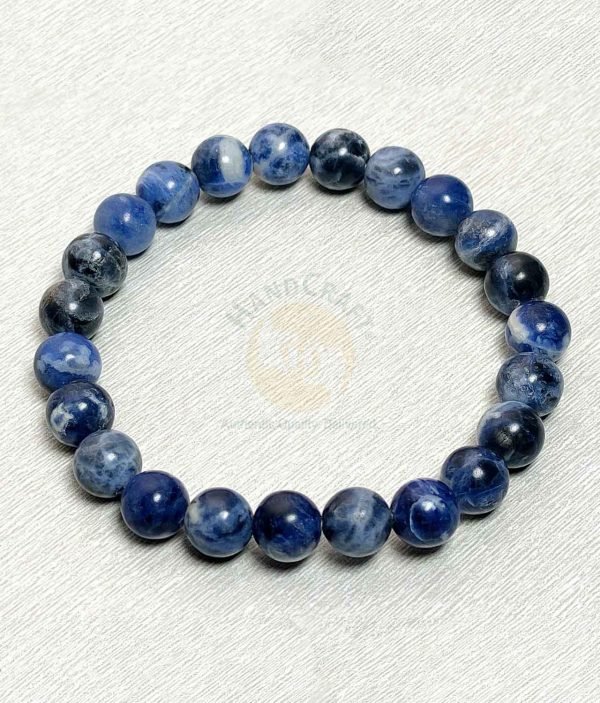 Natural Healing Stone Crystal Bracelet - Sodalite