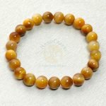 Natural Healing Stone Crystal Bracelet - Yellow Tiger Cats Eye