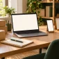 Laptop, phone, notebook and plain parcels illustrating different resale channels