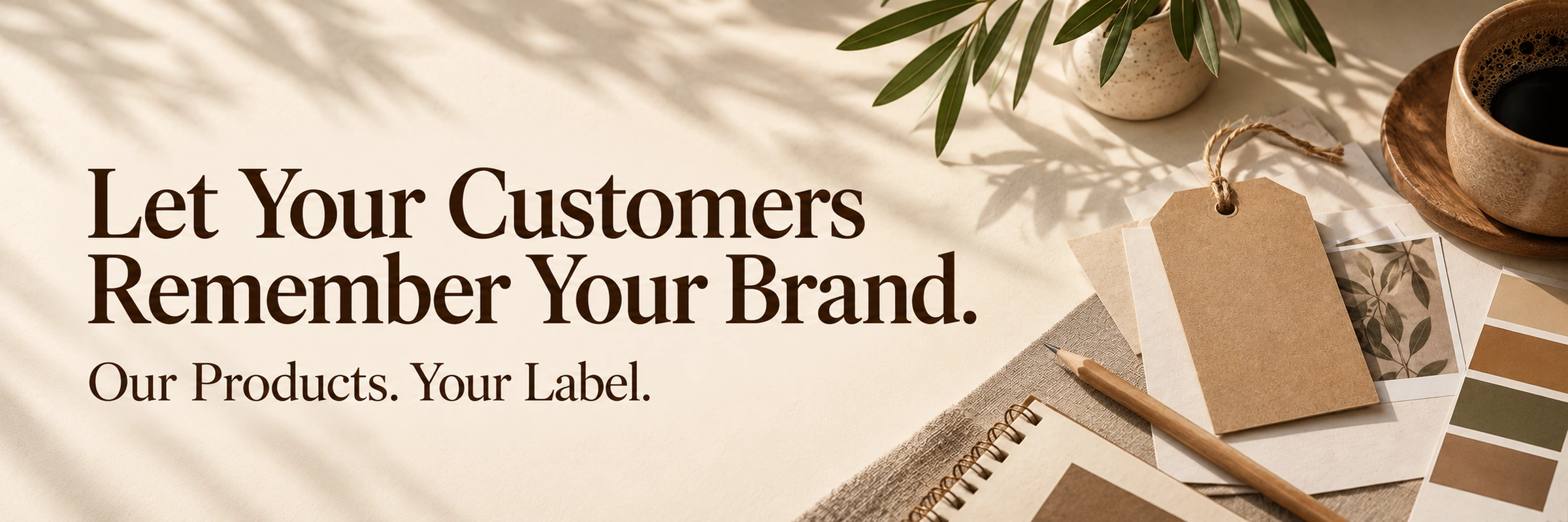 Let Your Customers Remember Your Brand. Our Products. Your Label.